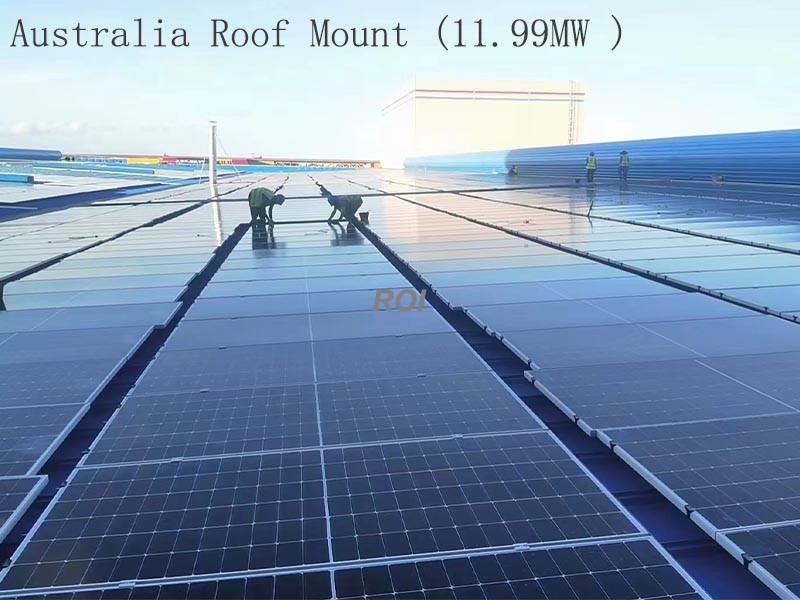 Montaje en techo en Australia