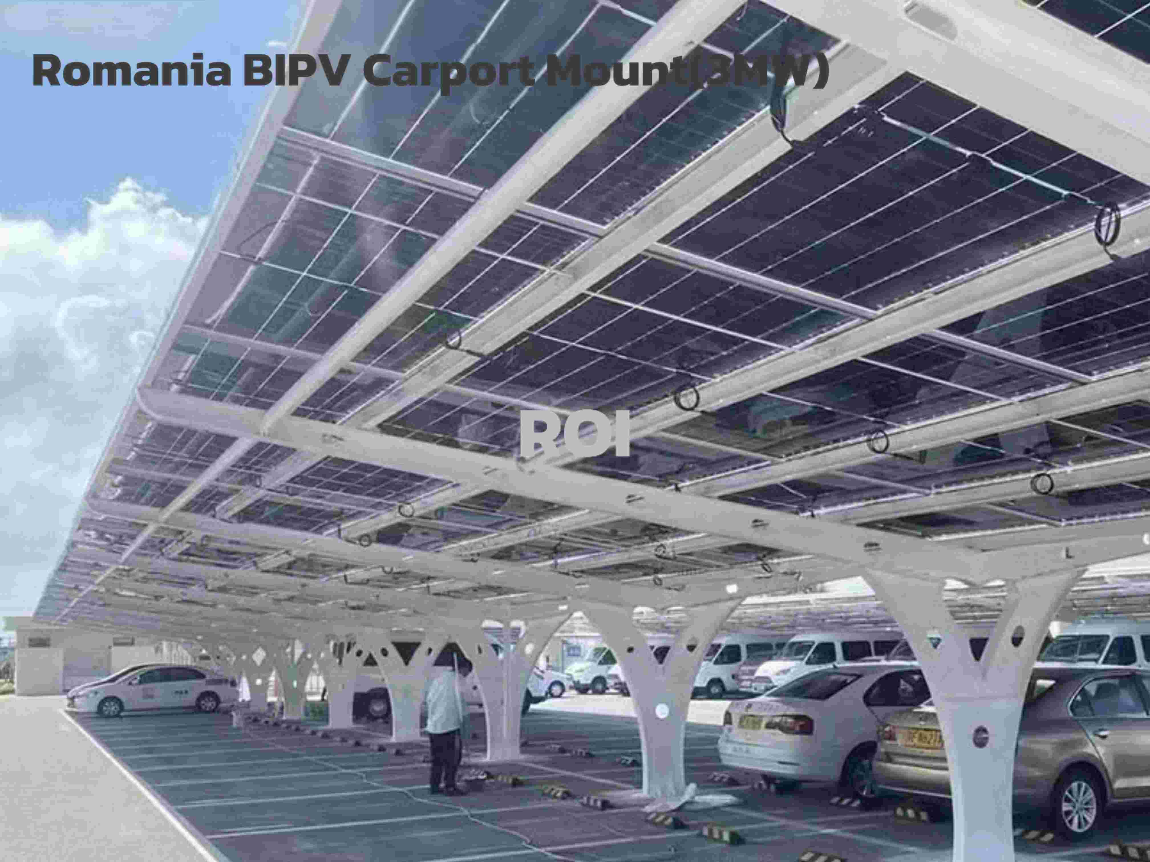 Proyecto de montaje de cochera BLPV de Rumania
